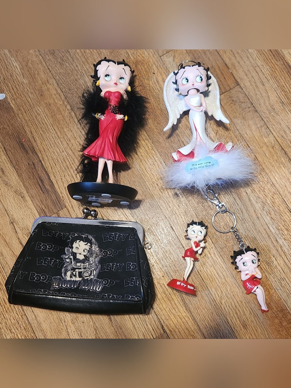 Betty Boop Red and White Figure & Accessories Set